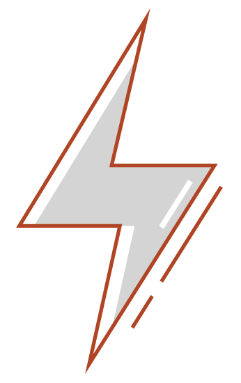 Lightning icon designed for Weaver Construction.