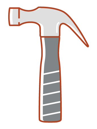 Hammer icon designed for Weaver Construction.